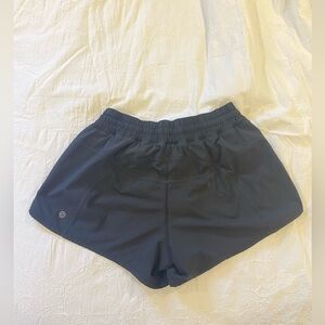 Lululemon Run Speed Shorts Black Size 10 Lined Running Athletic